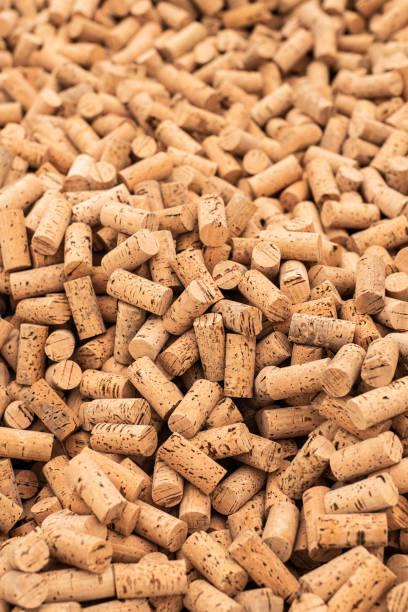 istock Handcrafted cork caps detail. 1198087398