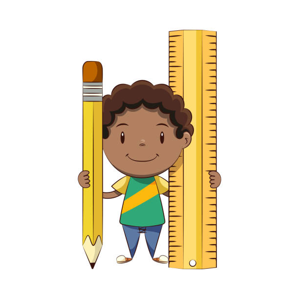 Cartoon Children Carrying Pencil To Write Illustrations, Royalty-Free  Vector Graphics & Clip Art - iStock