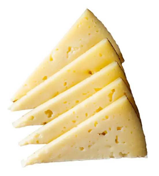 Photo of Sliced semi hard cheese