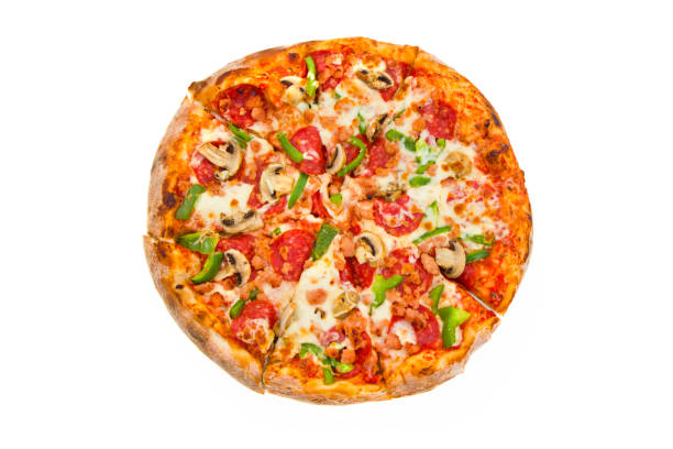 istock Fresh Pizza from the top 1198088684