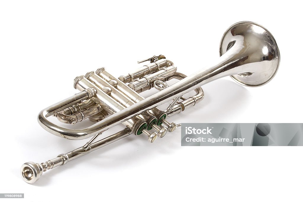 Trompeta - Foto de stock de Blanco - Color libre de derechos