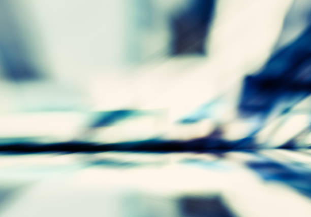 istock Room reflections motion blur futuristic background 1198092678