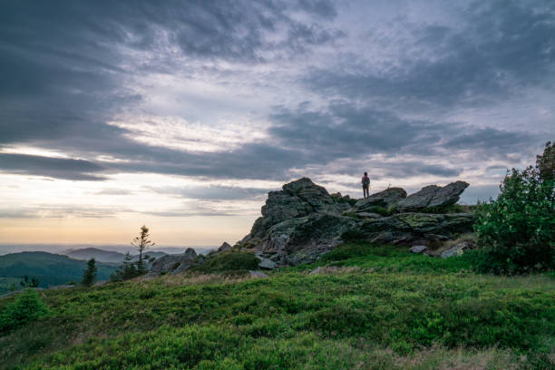 istock a day in the mountains with bright blue sky 1198095381