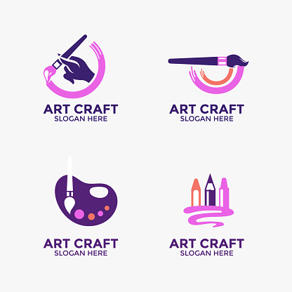 Creativity and art vector logo design. Great for branding and company profile