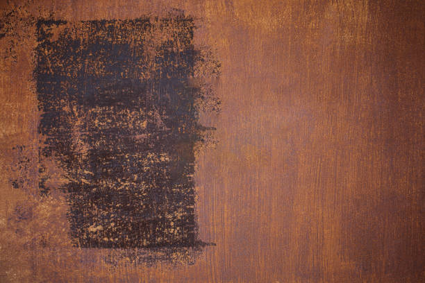 Copper antique texture, old metal background