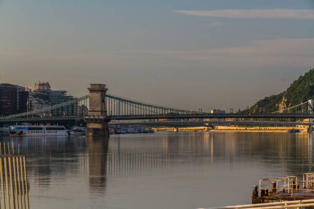 istock Chain Bridge, Budapest in early morning light. 1198102745