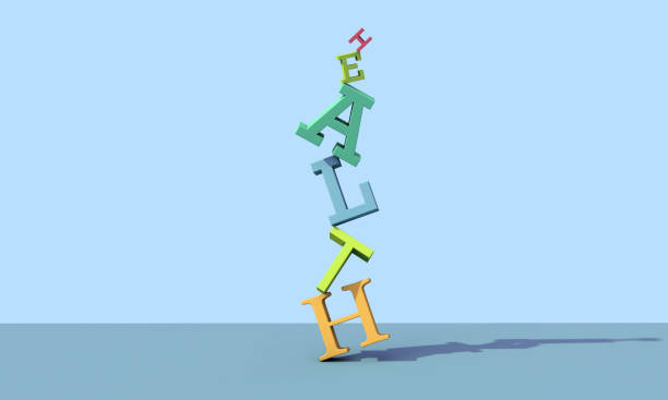 istock 3D render lettering in equilibrium . Education concept background 1198102940