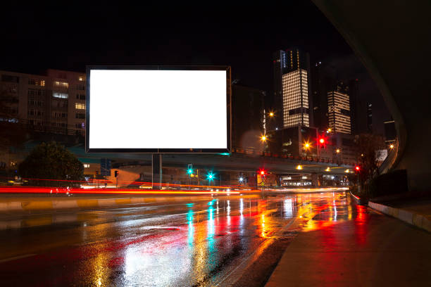 istock Blank billboard on night street 1198105719