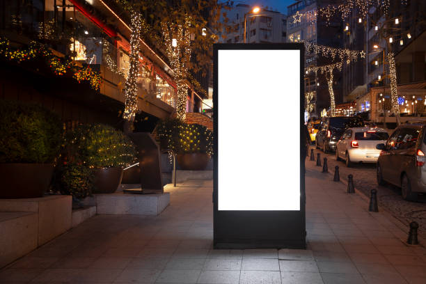 istock Blank billboard on night street 1198105725