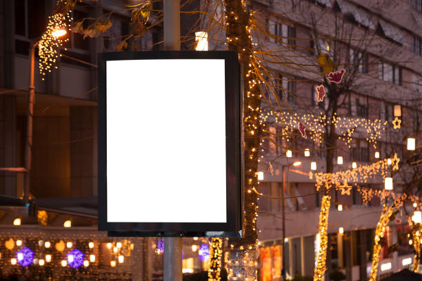 istock Blank billboard on night street 1198105743