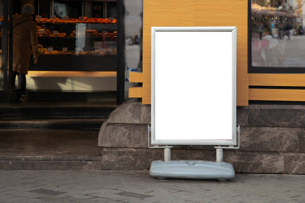 istock Blank menu board in the patisserie 1198105750
