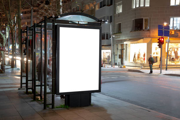 istock Blank billboard on night street 1198105752
