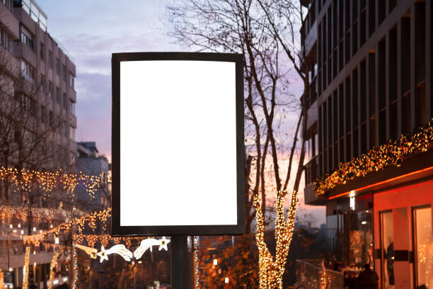 istock Blank billboard on night street 1198105762