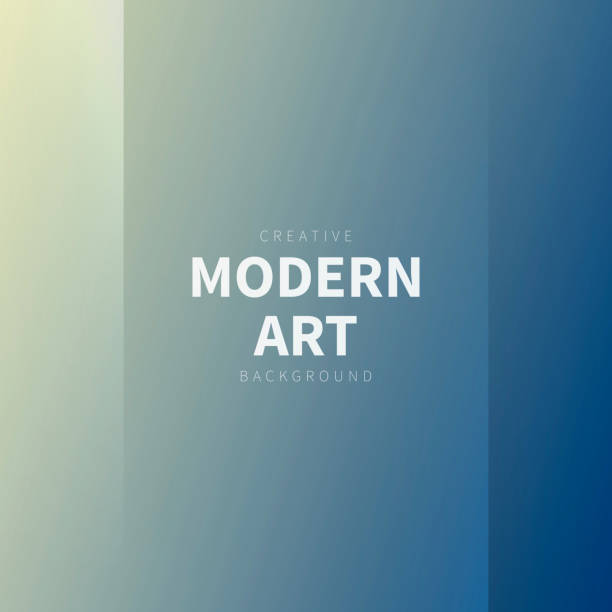nowoczesne abstrakcyjne tło - niebieski gradient - green gray backgrounds abstract stock illustrations