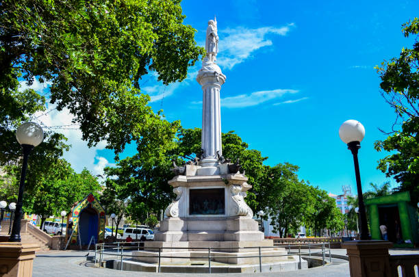 istock statue monument of marmol in Miami downtown 1198111111