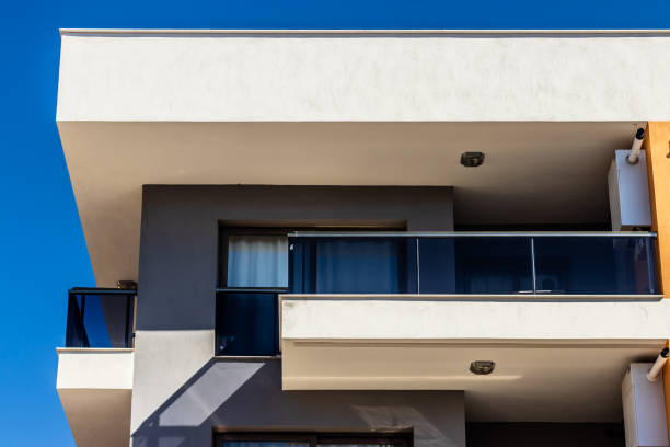 istock very nice looking architectural corner perspective shoot from a modern building 1198116027