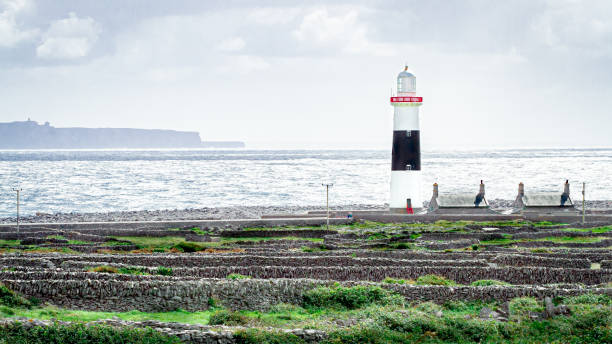 Inisheer Lighthouse stock photo