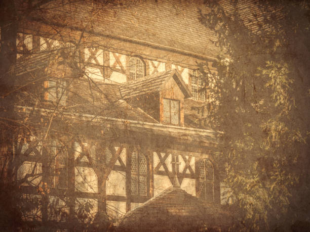 istock Old german half-timbered Protestants Church. 1198117569