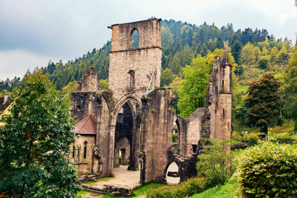 istock Historic ruin in Blackforest All Saints' Day 1198118682