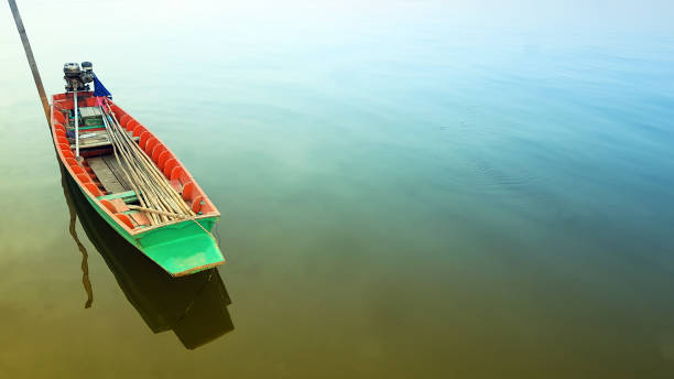 istock Motorboat on the river 1198123917