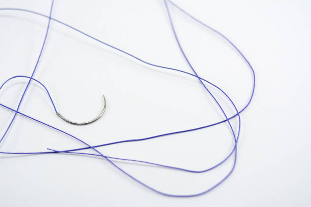 istock suture material close-up, thread for suturing wounds in medicine 1198124001