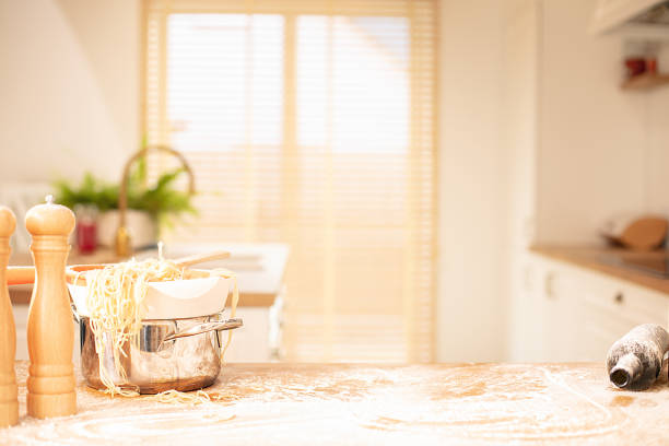 istock Homemade italian pasta making. 1198125236