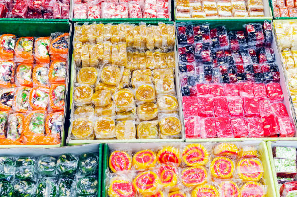 istock Various sweets on the counter of the Egyptian bazaar 1198129411