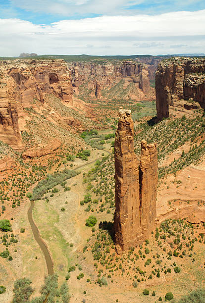 Spider Rock  chinle arizona stock pictures, royalty-free photos & images