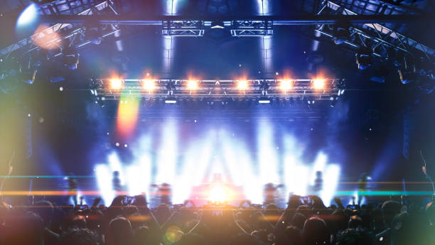 istock Concert crowd in front of a live stage 1198131255