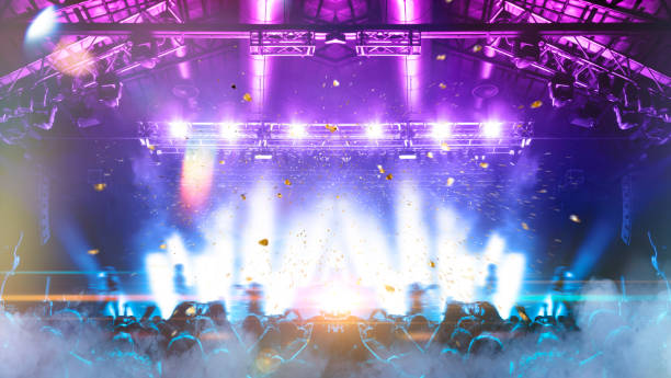 istock Concert crowd in front of a live stage 1198131261