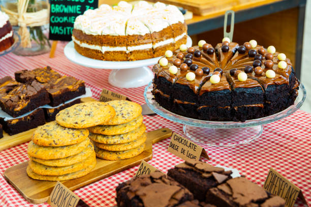 istock Chocolate desserts for sale 1198140744