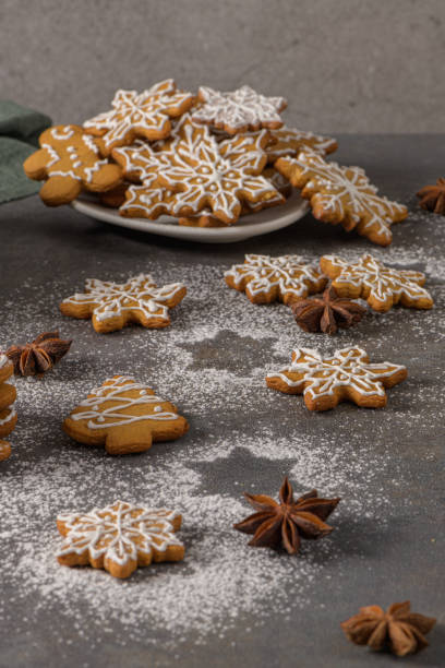 istock Christmas cookies on kitchen countertop 1198141064