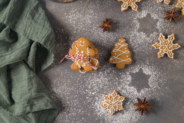 istock Christmas cookies on kitchen countertop 1198141152