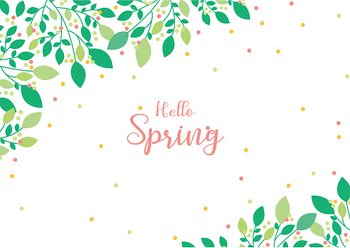Spring Backdrop Frame Spring Background Frame Stock Illustration - Download Image Now ...