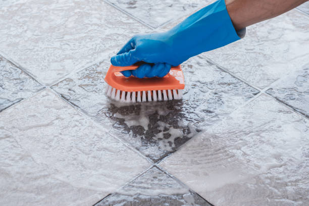 istock Cleaning on the tile floor. 1198144936