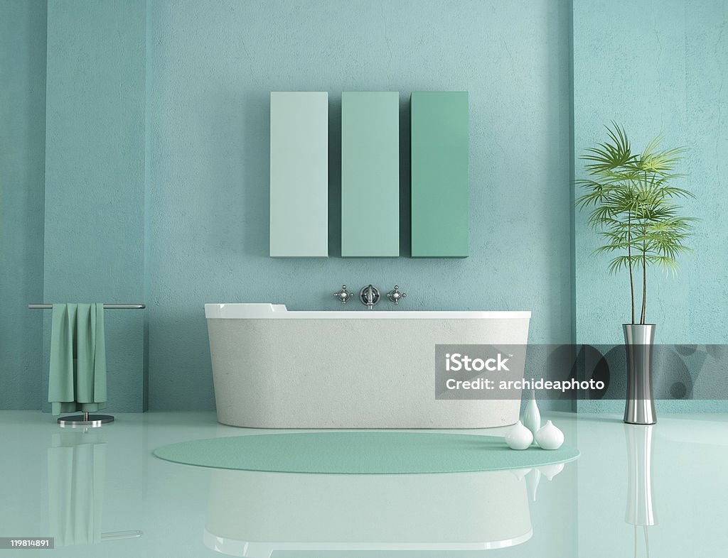 minimalist bathroom  Sparse Stock Photo