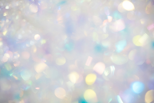 Defocused Shiny Confetti Background