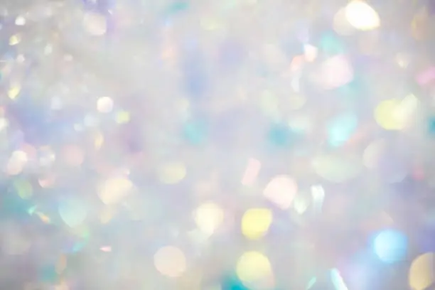 Photo of Defocused Shiny Confetti Background