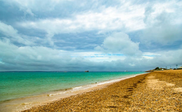istock English Channel stony beach England 1198166443