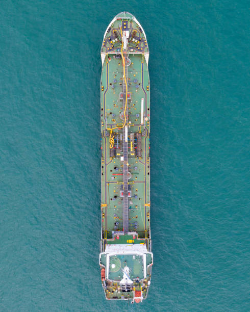 istock Ship in port seen from above 1198169924