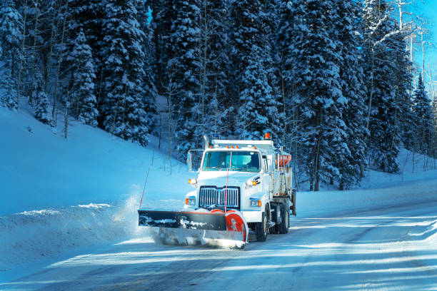 istock Snow plow Colorado Highway USA 1198172314