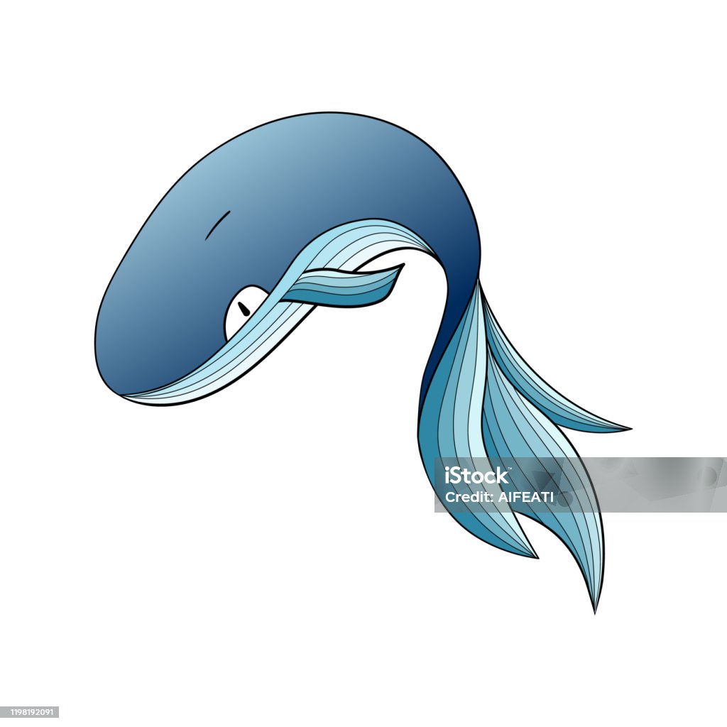 Logo Của Một Con Cá Voi Xanh Lưu Ảnh Minh Họa Logo Động Vật Cá Voi ...