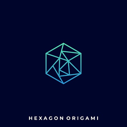 Hexagon Color Illustration Vector Template. Suitable for Creative Industry, Multimedia, entertainment, Educations, Shop, and any related business.