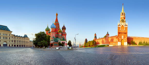 istock Moscow, St. Basil's Cathedral in Red square, Russia 1198194410