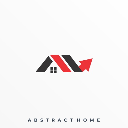 Letter Home Illustration Vector Template. Suitable for Creative Industry, Multimedia, entertainment, Educations, Shop, and any related business.