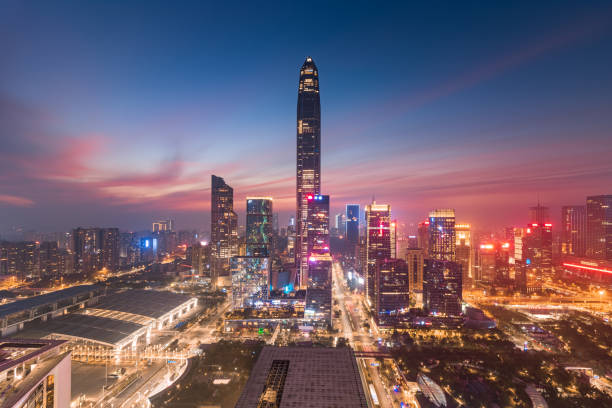 istock Shenzhen Futian District downtown skyline 1198196216