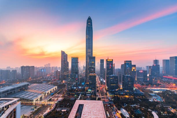 istock Shenzhen Futian District downtown skyline 1198196218