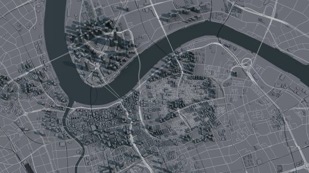 istock Shanghai city map 1198196722