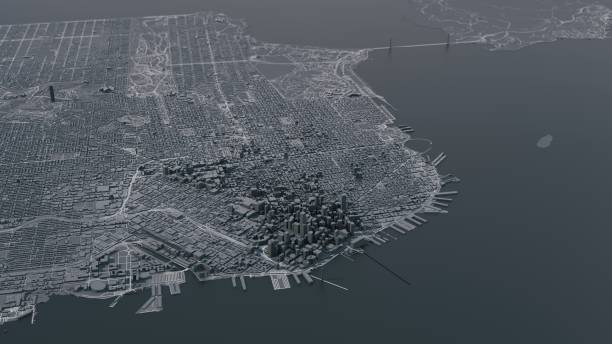 istock San Francisco city 3d map 1198196735