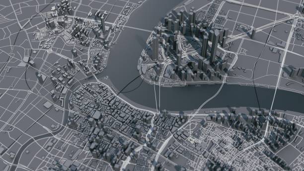 istock Shanghai city map 1198196760